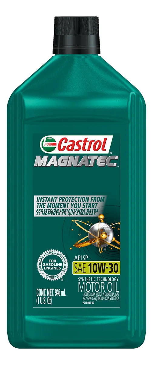 Aceite De Motor Magnatec Semi-Sintetico 10W-30 (0.946 litros)
